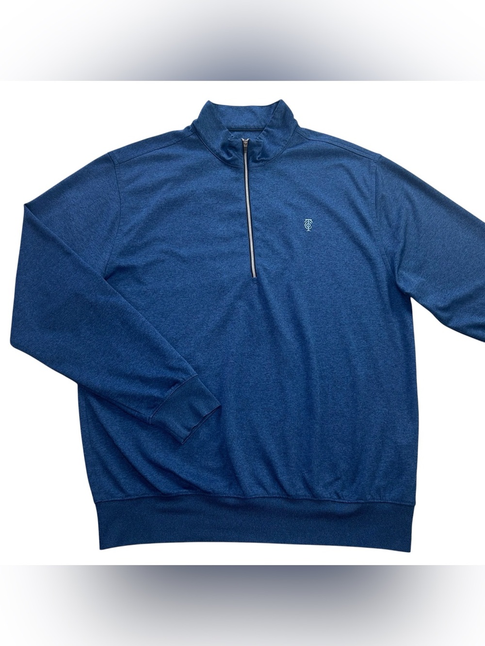 Donald Ross Old Town Club Golf Men’s 1/4 Zip Performance Pullover Top 100 Blue M